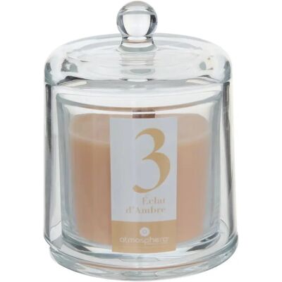 ATMOSPHERA Bougie Parfumée Cloche Numia 240g Éclat d'Ambre - Publicité ATMOSPHERA Bougie Parfumée Cloche Numia 240g Éclat d'Ambre - Publicité