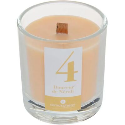 ATMOSPHERA Bougie Parfumée en Verre Numia 180g Douceur de Néroli - Publicité ATMOSPHERA Bougie Parfumée en Verre Numia 180g Douceur de Néroli - Publicité