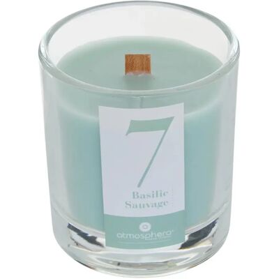 ATMOSPHERA Bougie Parfumée en Verre Numia 180g Basilic Sauvage - Publicité ATMOSPHERA Bougie Parfumée en Verre Numia 180g Basilic Sauvage - Publicité