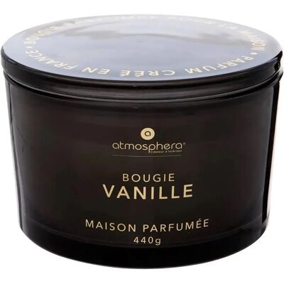 ATMOSPHERA Bougie Parfumée en Verre Glowy 440g Vanille - Publicité ATMOSPHERA Bougie Parfumée en Verre Glowy 440g Vanille - Publicité