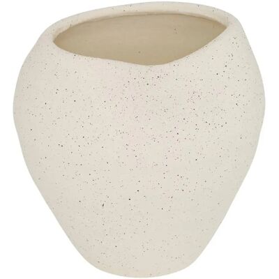 ATMOSPHERA Vase Design en Céramique Sien 23cm Blanc - Publicité ATMOSPHERA Vase Design en Céramique Sien 23cm Blanc - Publicité
