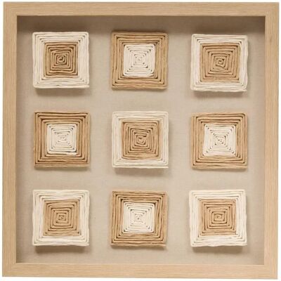 ATMOSPHERA Déco Murale en Relief Rafaël 50cm Beige - Publicité ATMOSPHERA Déco Murale en Relief Rafaël 50cm Beige - Publicité
