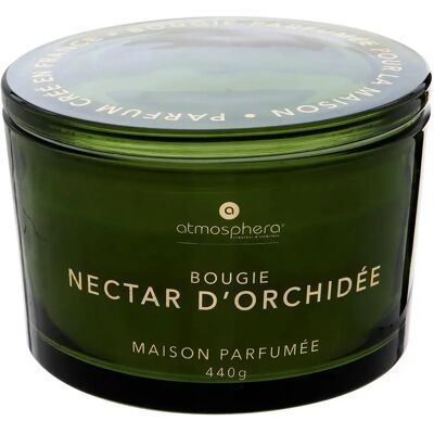 ATMOSPHERA Bougie Parfumée en Verre Glowy 440g Nectar d'Orchidée - Publicité ATMOSPHERA Bougie Parfumée en Verre Glowy 440g Nectar d'Orchidée - Publicité