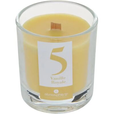 ATMOSPHERA Bougie Parfumée en Verre Numia 180g Vanille Royale - Publicité ATMOSPHERA Bougie Parfumée en Verre Numia 180g Vanille Royale - Publicité
