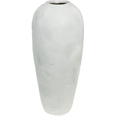 Amadeus Vase rond décoratif - Blanc - Publicité Amadeus Vase rond décoratif - Blanc - Publicité