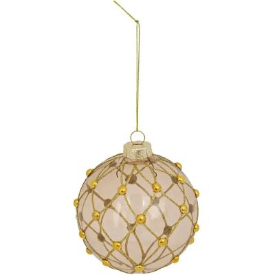 ATMOSPHERA Boule de Noël en Verre Perle 10cm Bronze - Publicité ATMOSPHERA Boule de Noël en Verre Perle 10cm Bronze - Publicité
