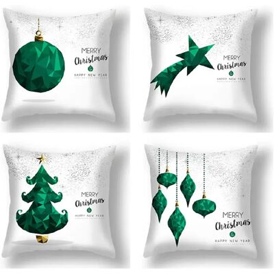 Générique Décorations de Noël - Motif Peau de Pêche - 4 pcs - Publicité Générique Décorations de Noël - Motif Peau de Pêche - 4 pcs - Publicité