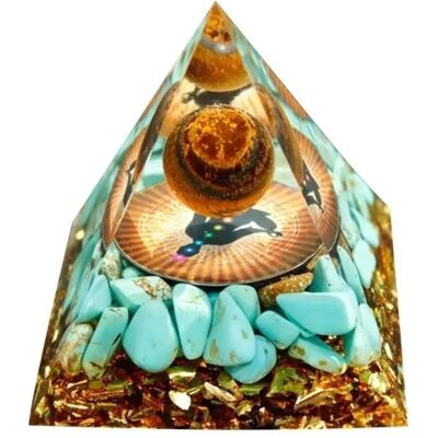 Eurowebbiz Modèle Pyramide Orgone 7 Chakras Turquoise - Publicité Eurowebbiz Modèle Pyramide Orgone 7 Chakras Turquoise - Publicité