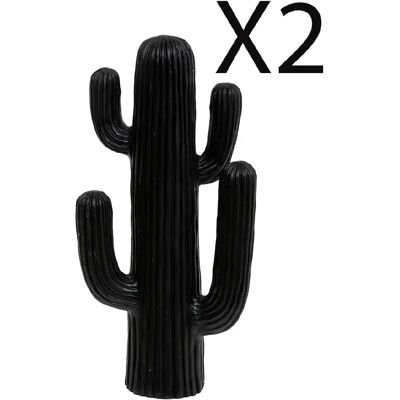 Pegane Lot de 2 Cactus Décoratifs - Publicité Pegane Lot de 2 Cactus Décoratifs - Publicité