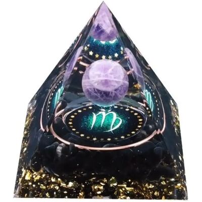 TOTALCADEAU Pyramide Orgonite Vierge Améthyste - Publicité TOTALCADEAU Pyramide Orgonite Vierge Améthyste - Publicité