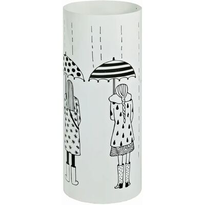 pegane Porte-Parapluies Blanc Métal - Publicité pegane Porte-Parapluies Blanc Métal - Publicité