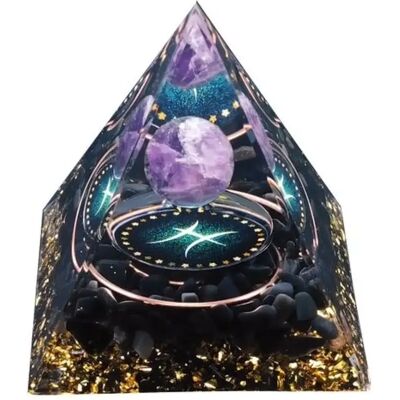 Totalcadeau Pyramide Orgonite Poisson Améthyste - Publicité Totalcadeau Pyramide Orgonite Poisson Améthyste - Publicité