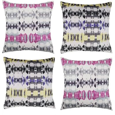 Forentex Ensemble 4 Housses - Motif Floral - 45x45cm - Tous Styles - Publicité Forentex Ensemble 4 Housses - Motif Floral - 45x45cm - Tous Styles - Publicité