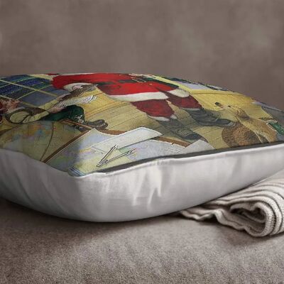 Générique Bonamaison Housse Coussin Multicolore - Publicité Générique Bonamaison Housse Coussin Multicolore - Publicité