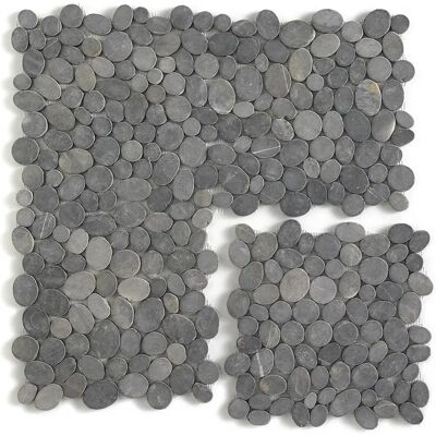 Pegane Carrelage Mosaïque en Marbre Gris Mat - 33 x 33 cm - Publicité Pegane Carrelage Mosaïque en Marbre Gris Mat - 33 x 33 cm - Publicité