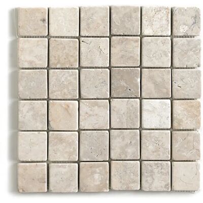 Pegane Carrelage de mosaïque marbre - Blanc - Publicité Pegane Carrelage de mosaïque marbre - Blanc - Publicité