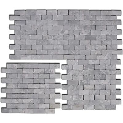 Pegane Carrelage mosaïque gris clair - Publicité Pegane Carrelage mosaïque gris clair - Publicité