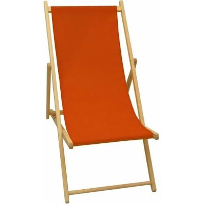 JARDIN PRIVE - Fauteuil inclinable 3 positions - Hêtre naturel - Publicité JARDIN PRIVE - Fauteuil inclinable 3 positions - Hêtre naturel - Publicité
