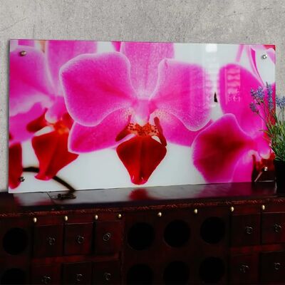 Decoshop26 Tableau sur verre motif orchidée décoration à suspendre DEC04021 - Publicité Decoshop26 Tableau sur verre motif orchidée décoration à suspendre DEC04021 - Publicité