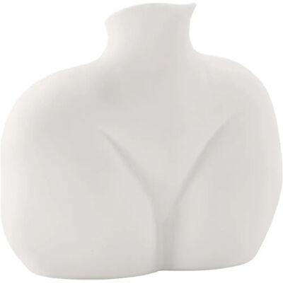 Venture Home Vase Harvey Sculpture d'Art Blanc - Vase - Publicité Venture Home Vase Harvey Sculpture d'Art Blanc - Vase - Publicité
