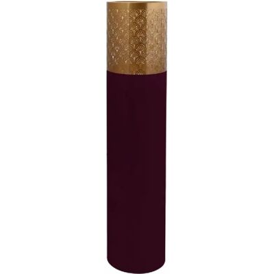 Vase d'Art Deco KAYOOM - 25x25x121 cm, Violet - Publicité Vase d'Art Deco KAYOOM - 25x25x121 cm, Violet - Publicité