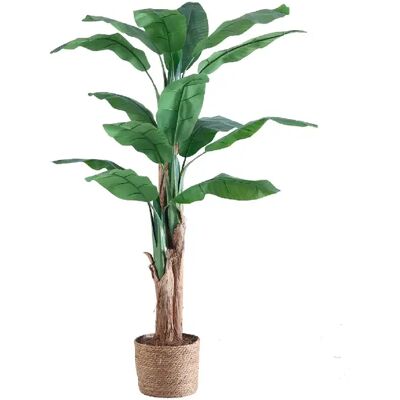 Pegane Arbre artificiel 180 cm - Vert/Bambou - Publicité Pegane Arbre artificiel 180 cm - Vert/Bambou - Publicité