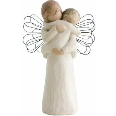 Figurine d'Ange Willow Tree - Étreinte Personnalisée Peinte à la Main - Publicité Figurine d'Ange Willow Tree - Étreinte Personnalisée Peinte à la Main - Publicité