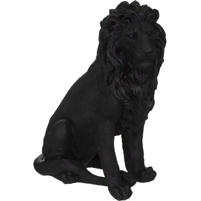 Five Simply Smart Lion en résine pour extérieur - Gris anthracite - Publicité Five Simply Smart Lion en résine pour extérieur - Gris anthracite - Publicité