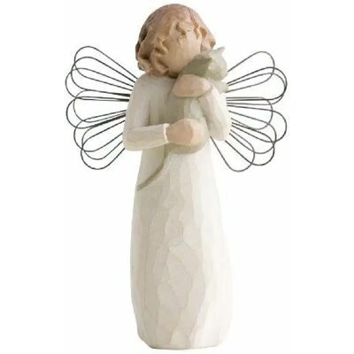 Figurine d'Ange Willow Tree - Amour & Amitié - Publicité Figurine d'Ange Willow Tree - Amour & Amitié - Publicité