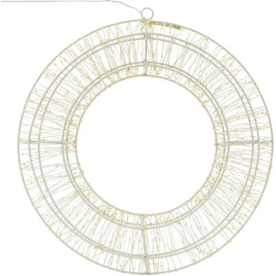 Couronne de Noël LED 38cm avec Minuterie - Publicité Couronne de Noël LED 38cm avec Minuterie - Publicité