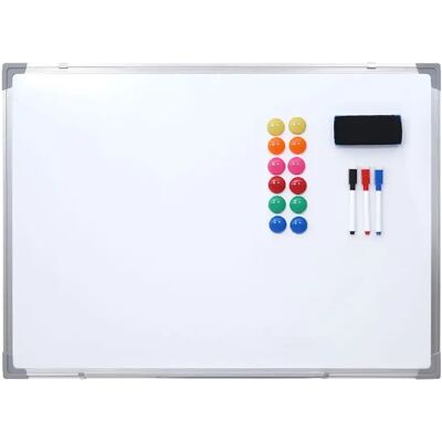 Decoshop26 Tableau blanc magnétique mémo 60x45 cm - Publicité Decoshop26 Tableau blanc magnétique mémo 60x45 cm - Publicité
