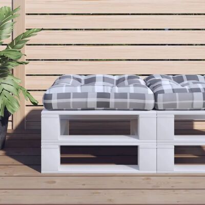 vidaXL Coussin Palette Gris - Coussin pour palette - Extérieur & intérieur - Publicité vidaXL Coussin Palette Gris - Coussin pour palette - Extérieur & intérieur - Publicité
