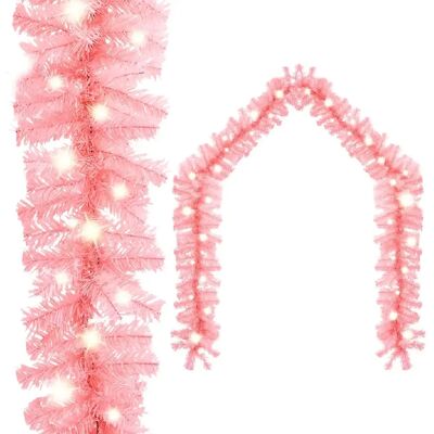 Guirlande de Noël rose avec LED de vidaXL - Guirlande de Noël - Publicité Guirlande de Noël rose avec LED de vidaXL - Guirlande de Noël - Publicité