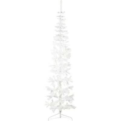 Demi Sapin de Noël Blanc vidaXL 240 cm - Publicité Demi Sapin de Noël Blanc vidaXL 240 cm - Publicité