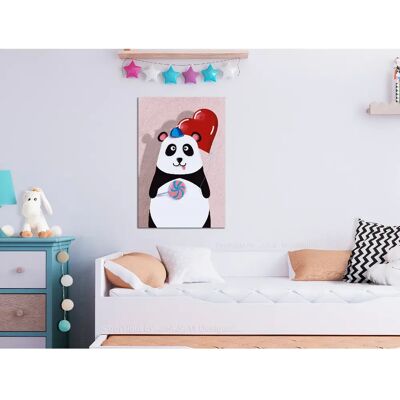 Artgeist Tableau Panda with a Balloon - Publicité Artgeist Tableau Panda with a Balloon - Publicité