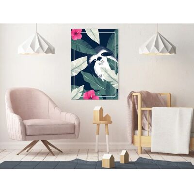 Artgeist Tableau Sloth in the Tropics 80x120 cm - Publicité Artgeist Tableau Sloth in the Tropics 80x120 cm - Publicité