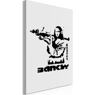 Artgeist Mona Lisa with a Bazooka - Publicité Artgeist Mona Lisa with a Bazooka - Publicité