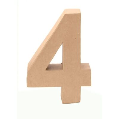 Générique Chiffre 4 - 5,5 x 17,5 cm - Publicité Générique Chiffre 4 - 5,5 x 17,5 cm - Publicité