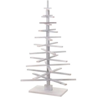 DecoShop26 Sapin décoratif bois blanc - Publicité DecoShop26 Sapin décoratif bois blanc - Publicité