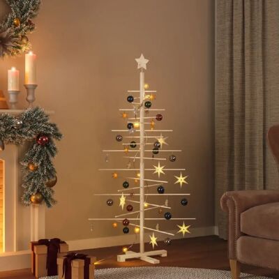 VidaXL Arbre de Noël en bois de pin massif 150 cm - Publicité VidaXL Arbre de Noël en bois de pin massif 150 cm - Publicité