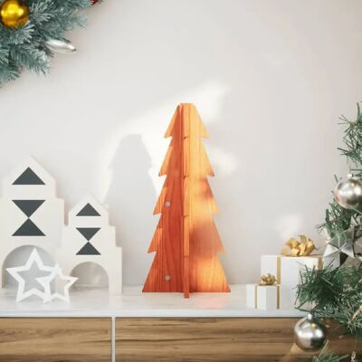 Arbre de Noël en bois vidaXL - 49cm Décoration intérieure en pin rustique - Publicité Arbre de Noël en bois vidaXL - 49cm Décoration intérieure en pin rustique - Publicité