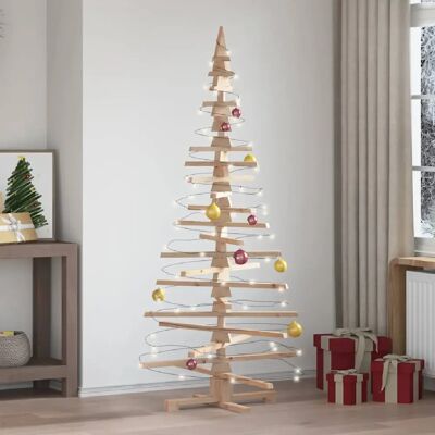 VIDAXL Arbre de Noël en bois 180 cm - Pin - Publicité VIDAXL Arbre de Noël en bois 180 cm - Pin - Publicité