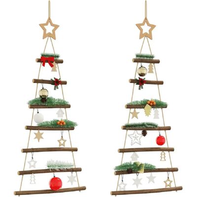 vidaXL Arbres de Noël suspendus - Lot de 2 - 90 cm - Publicité vidaXL Arbres de Noël suspendus - Lot de 2 - 90 cm - Publicité