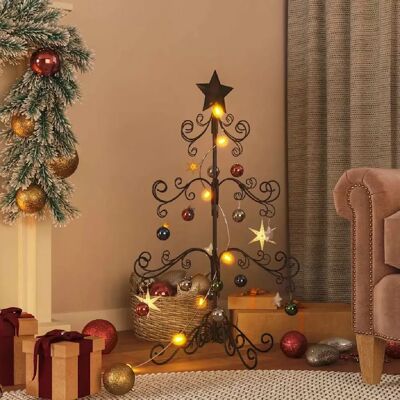 vidaXL Arbre métal déco 90 cm - Noir - Publicité vidaXL Arbre métal déco 90 cm - Noir - Publicité