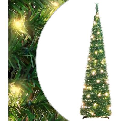 vidaXL Sapin de Noël artificiel 120 cm avec 50 LED - Publicité vidaXL Sapin de Noël artificiel 120 cm avec 50 LED - Publicité