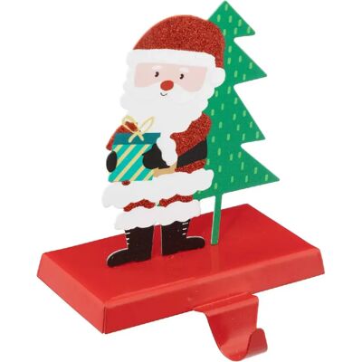 ATMOSPHERA Porte chaussette de Noël Père Noël - Rouge - Publicité ATMOSPHERA Porte chaussette de Noël Père Noël - Rouge - Publicité