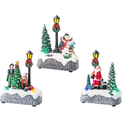 LUMINEO Figurine Décorative Noël LED Multicouleur - Publicité LUMINEO Figurine Décorative Noël LED Multicouleur - Publicité