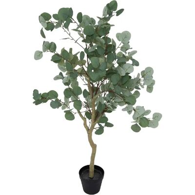 ATMOSPHERA Eucalyptus artificiel avec pot plastique - H. 127 cm - Vert - Publicité ATMOSPHERA Eucalyptus artificiel avec pot plastique - H. 127 cm - Vert - Publicité