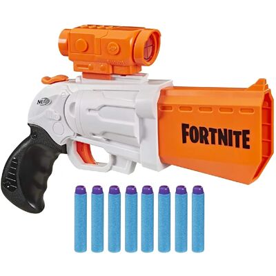 Nerf Fortnite SR pistolet à fléchettes - Blanc - Publicité Nerf Fortnite SR pistolet à fléchettes - Blanc - Publicité