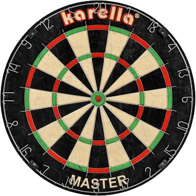 Karella Cible de fléchettes MasterK - Publicité Karella Cible de fléchettes MasterK - Publicité